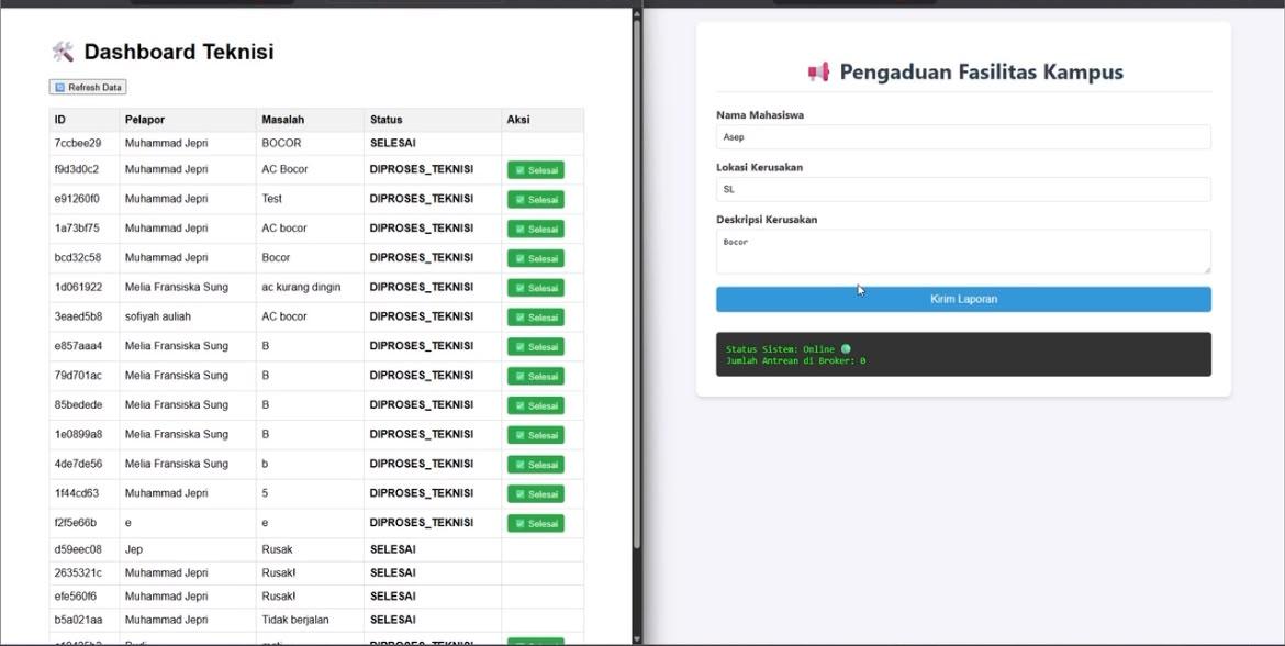Distributed Campus Facilities Complaint Portal Architecture & UI